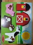  Melissa & Doug פאזל עץ עם  6 חלקים עבים במיוחד. 



